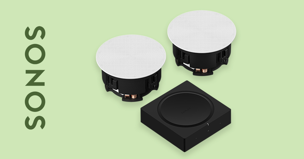 InCeiling Speaker Set and Amp Sonos