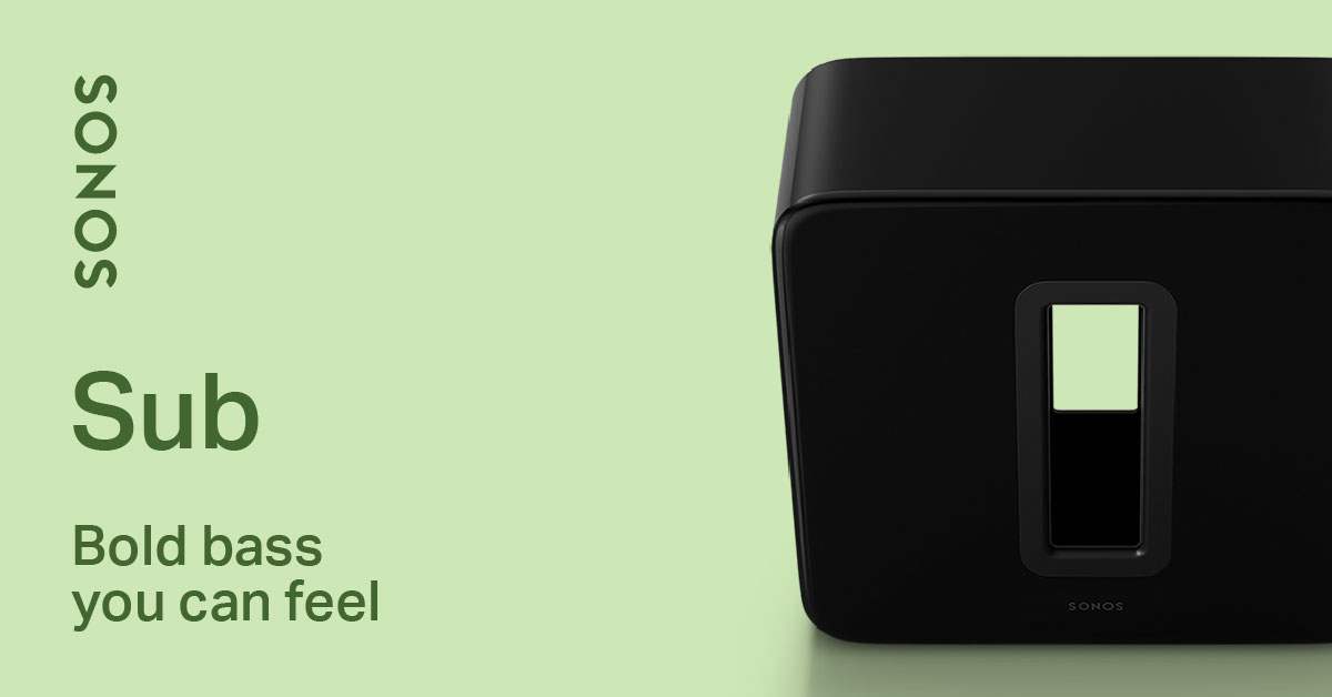 Sub The Wireless Subwoofer for Deep Bass Sonos