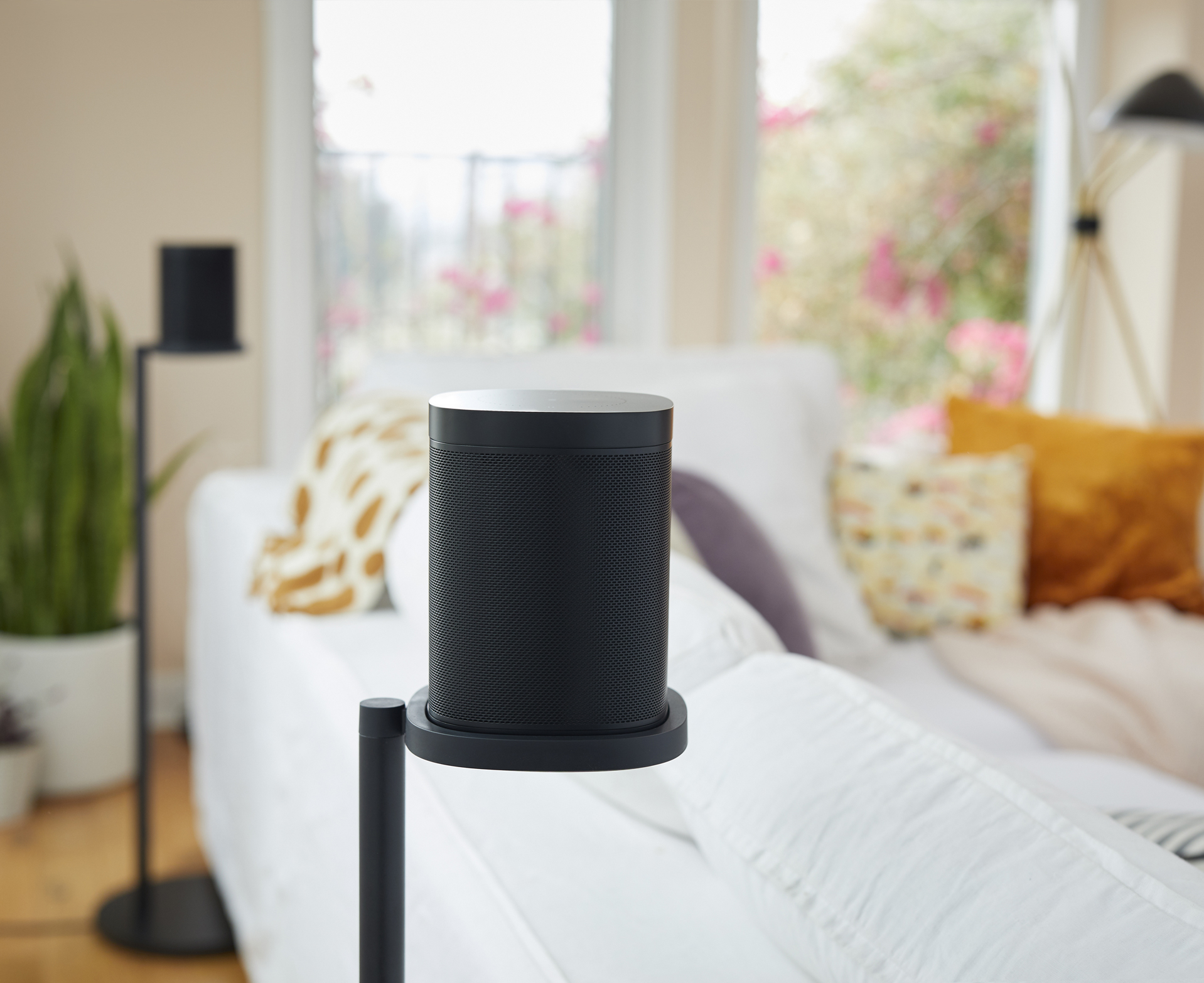 Sonos Speaker Stands In Living Room