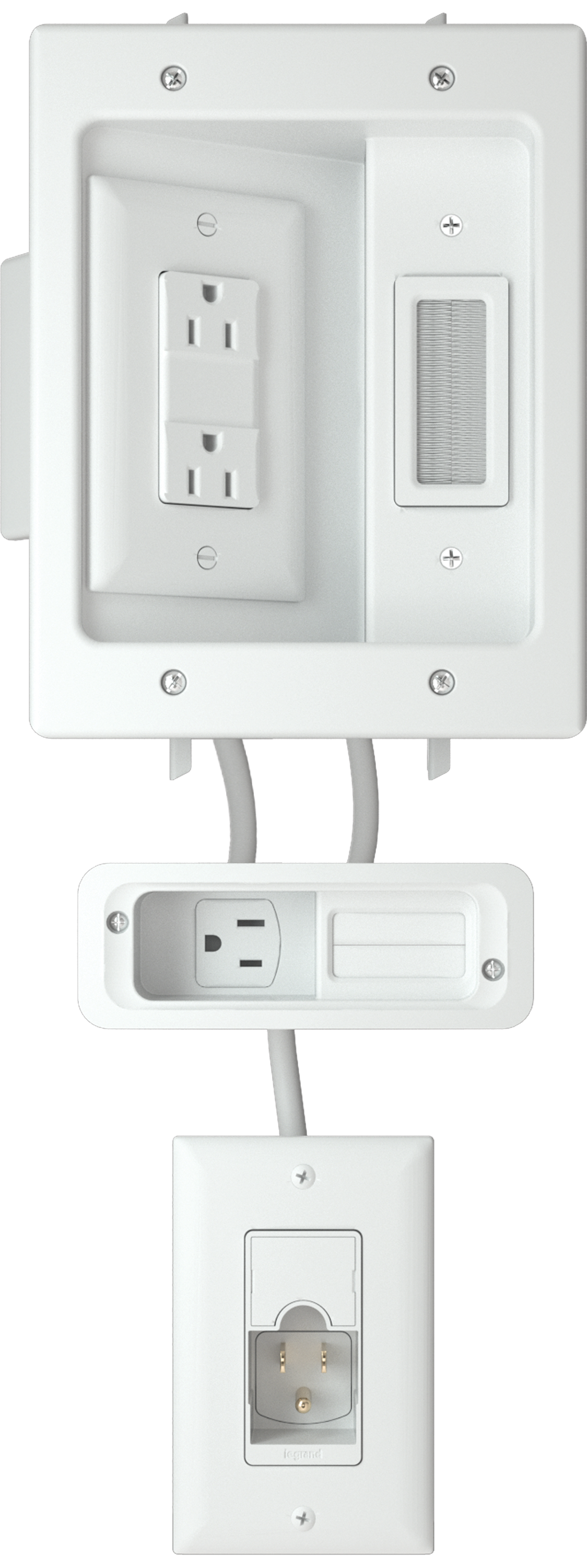 Sanus In-Wall Cable Kit for Soundbar and Mounted TV